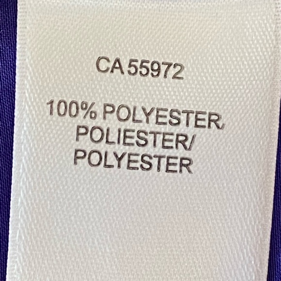 LAUNDRY BY SHELLI SEGAL Royal Purple Flowy Maxi Skirt Small - Picture 9 of 10